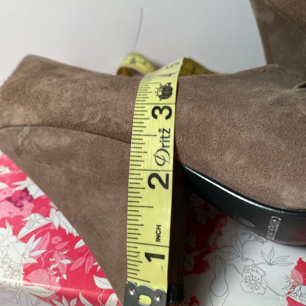 Chinese Laundry Brown Peep Toe Heels sz 6 NWB - Picture 9 of 12